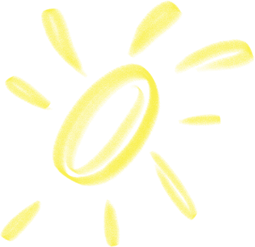 Doodle of sun
